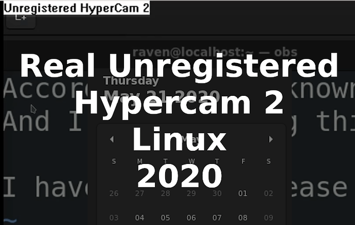 how get rid of unregistered hypercam 2 watermark