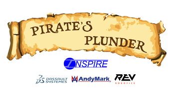 Pirates Plunder Logo + Sponsors