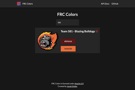 frc-colors.com screenshot