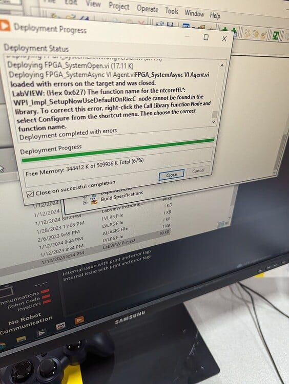 LabVIEW 2024 issues with new Phoenix NI LabVIEW Chief Delphi
