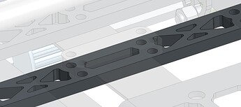 Mentioned belt routing hole