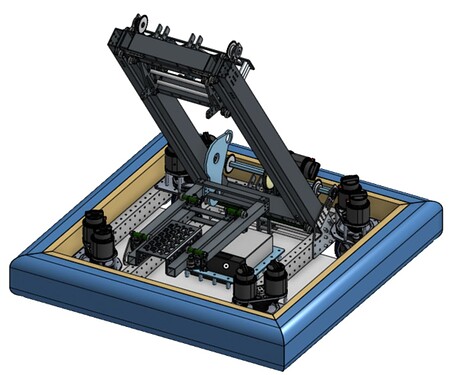 Elevator on chassis