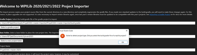 Failedtodetectprojecttype