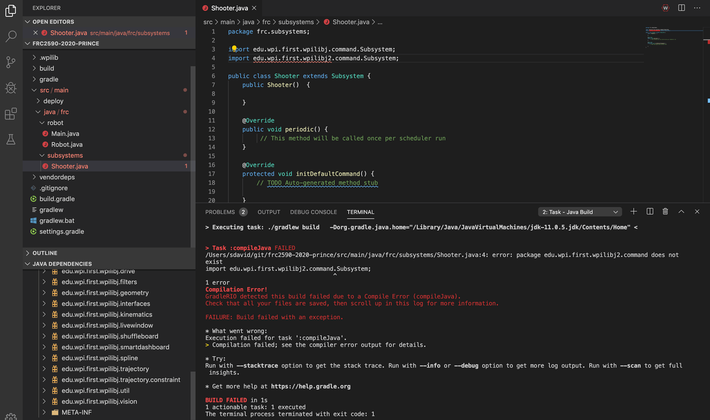 New Command Framework Missing from WPILIB Install - Java - Chief Delphi