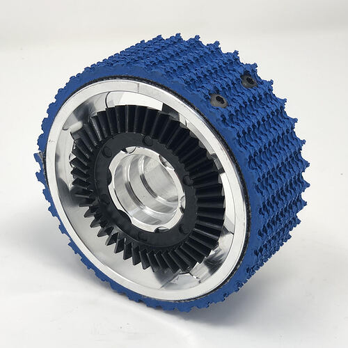 Billet Wheel, 4D X 1.5W, Bearing Bore, With Gear Mounted