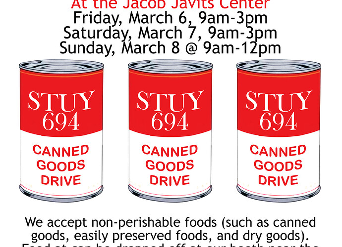 pic canned food drive flyer for nyc regional cd media can food drive flyer