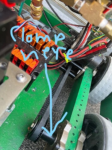 where to clamp