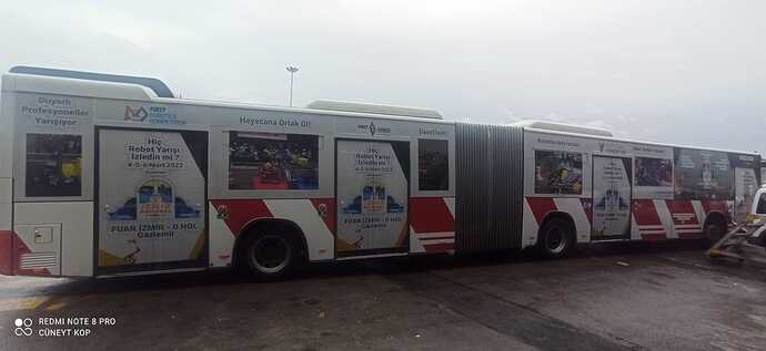 İzmir ESHOT Bus Wrap Ad Door Side