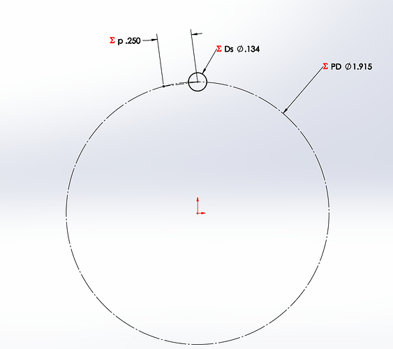 ANSI Circle and Chord