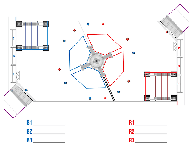 Strategy map for 2022 FRC game RAPID REACT letter paper sized