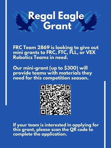 2869 is giving out a grant - Fundraising - Chief Delphi