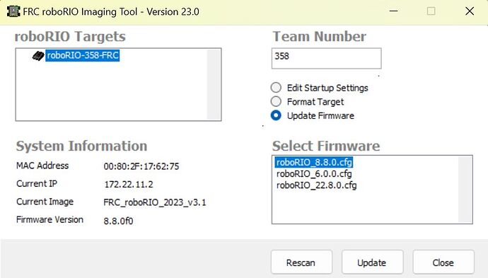 Rio 1 firmware 2023
