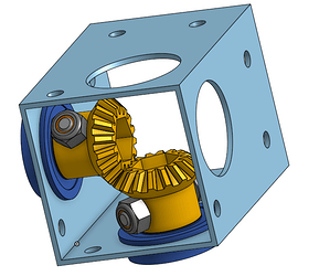 Cargo corner gearbox