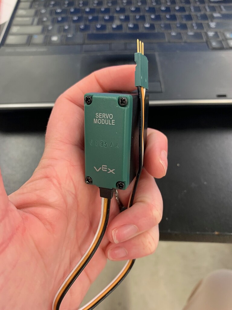 This is a stretch, but is this VEX servo module allowed in FRC