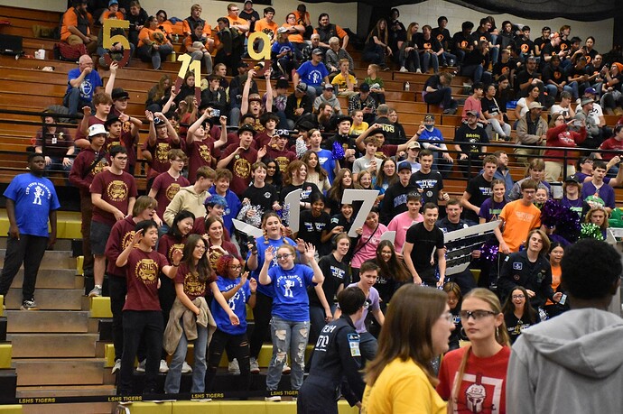 cheering!