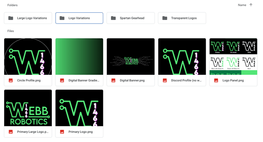 Google Drive Branding Folder