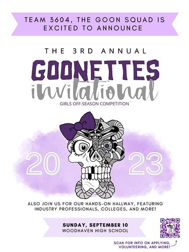 Goonettes Flyer 2023 B