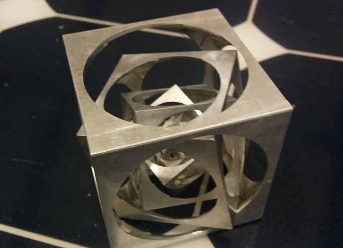 pic 2 Inch Turner's Cube Scrambled CDMedia Photos Chief Delphi