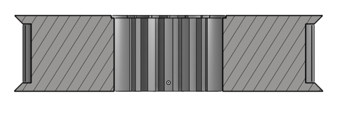 Gear Insert for Pulley Cross Section