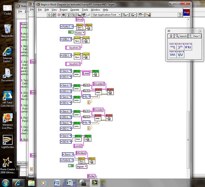 Limit Switches NI LabVIEW Chief Delphi