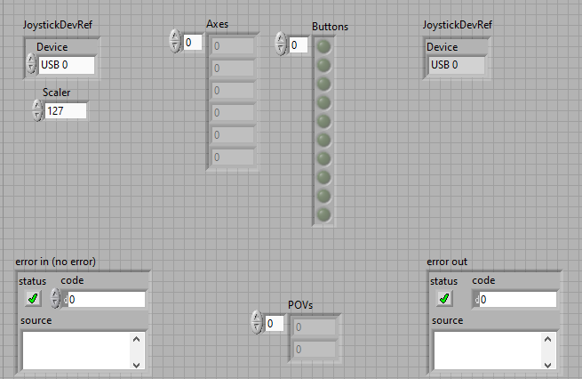 front panel for getvalues module-1