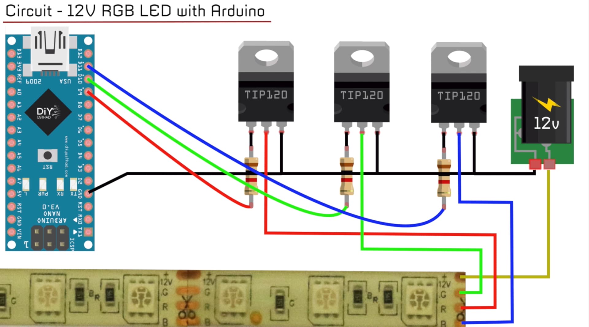 12v addreseble LED connection Electrical Chief Delphi