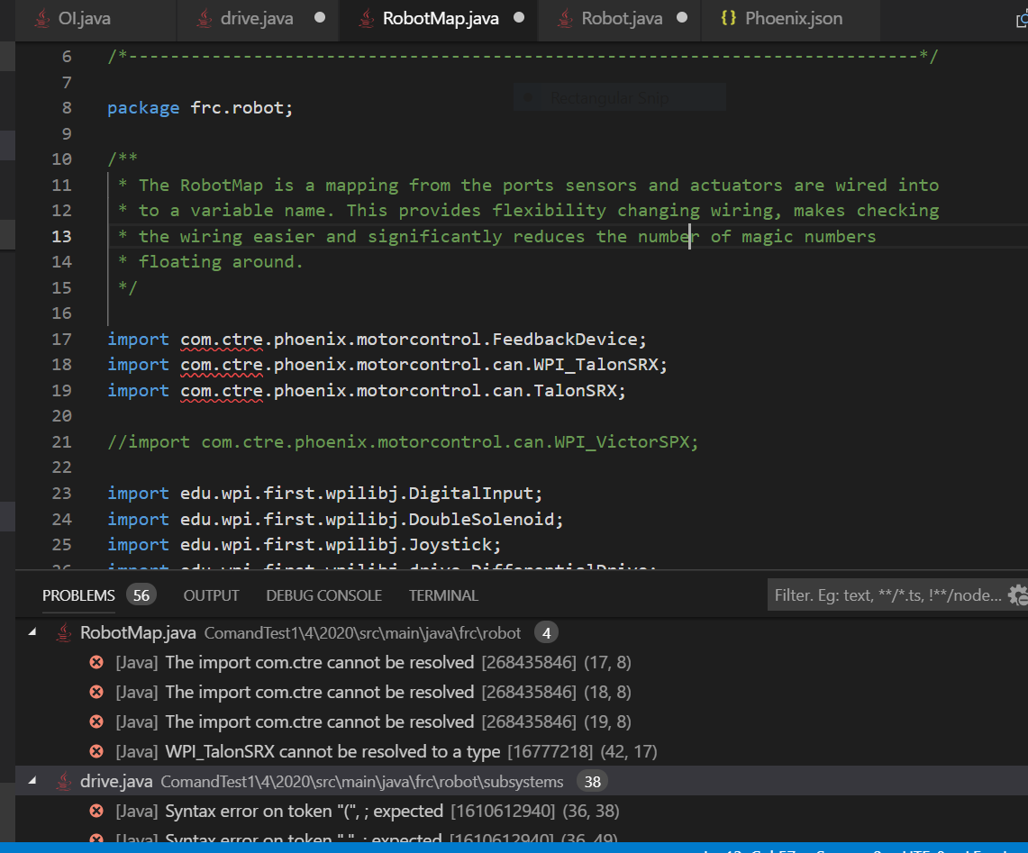 Error "The import com.ctre cannot be resolved" - Java - Chief Delphi