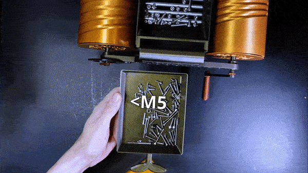 I made a 3d printed nut and bolt sorting machine Other Chief