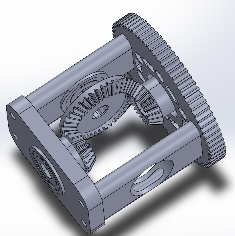 Types of Gear box :- Differential gear box and Bevel gear box Via