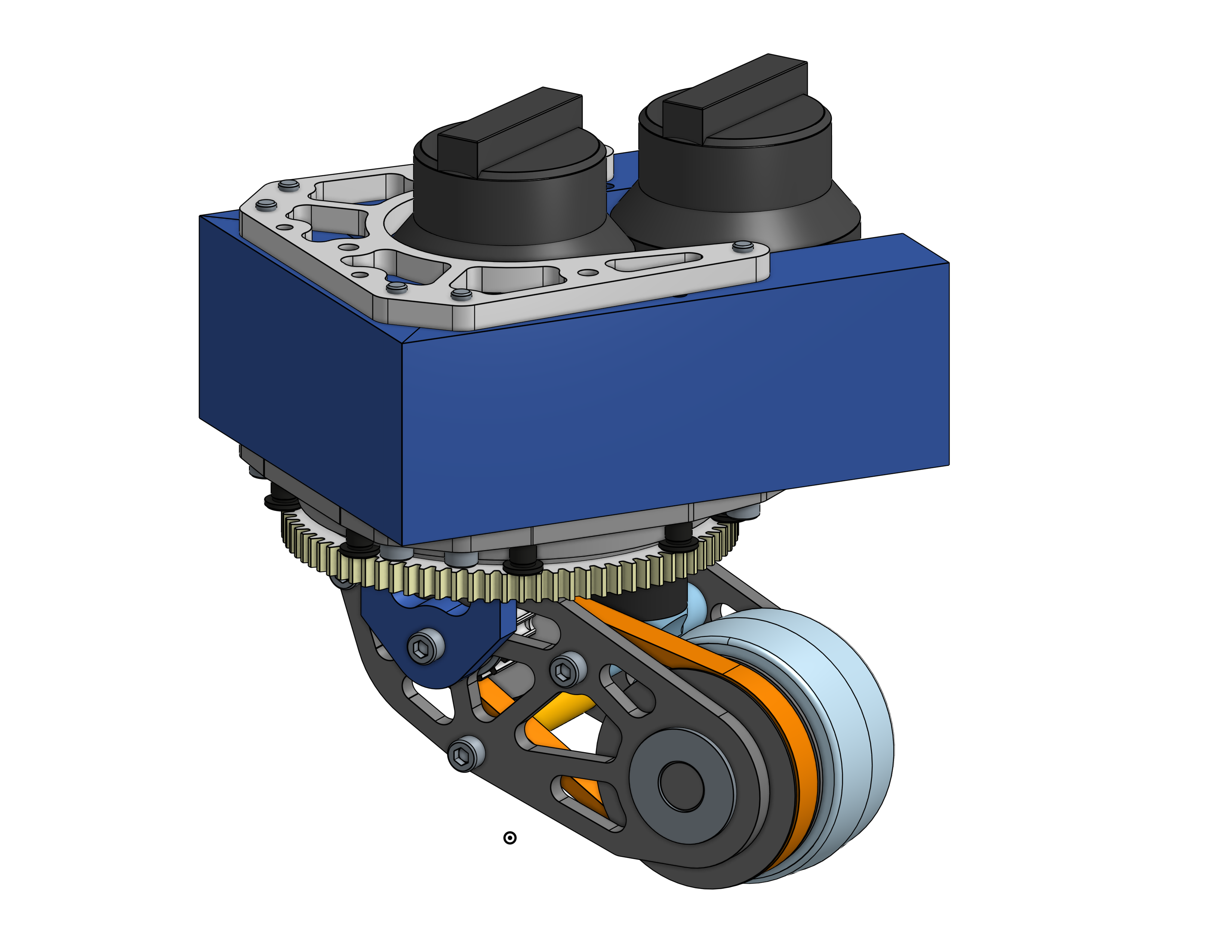 Caster Drive Design With Suspension CAD Chief Delphi