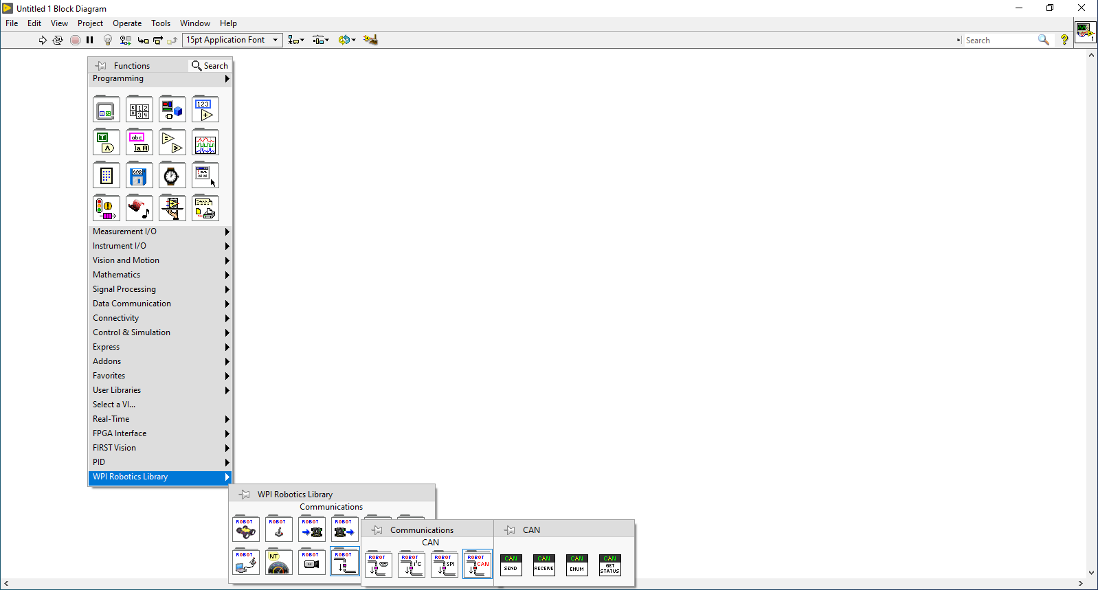 Drive 11 RGB LEDs in LabVIEW with CAN communication bus NI LabVIEW