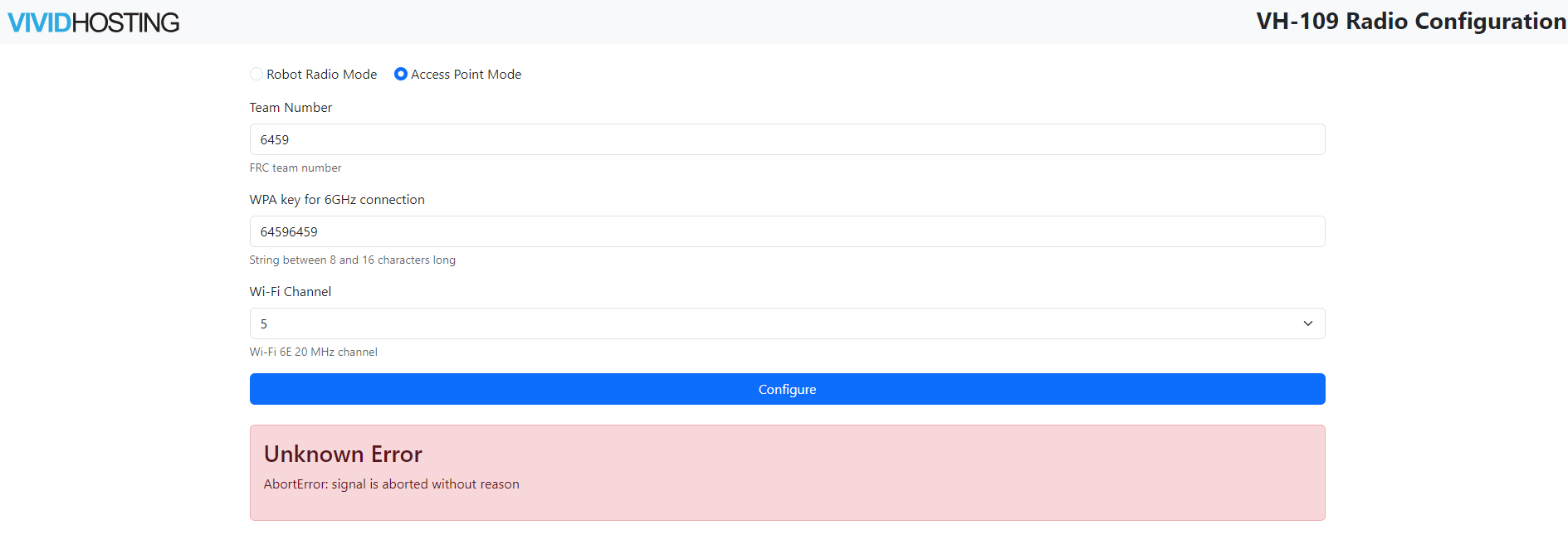 VH-109 Radio Configuration - General Forum - Chief Delphi