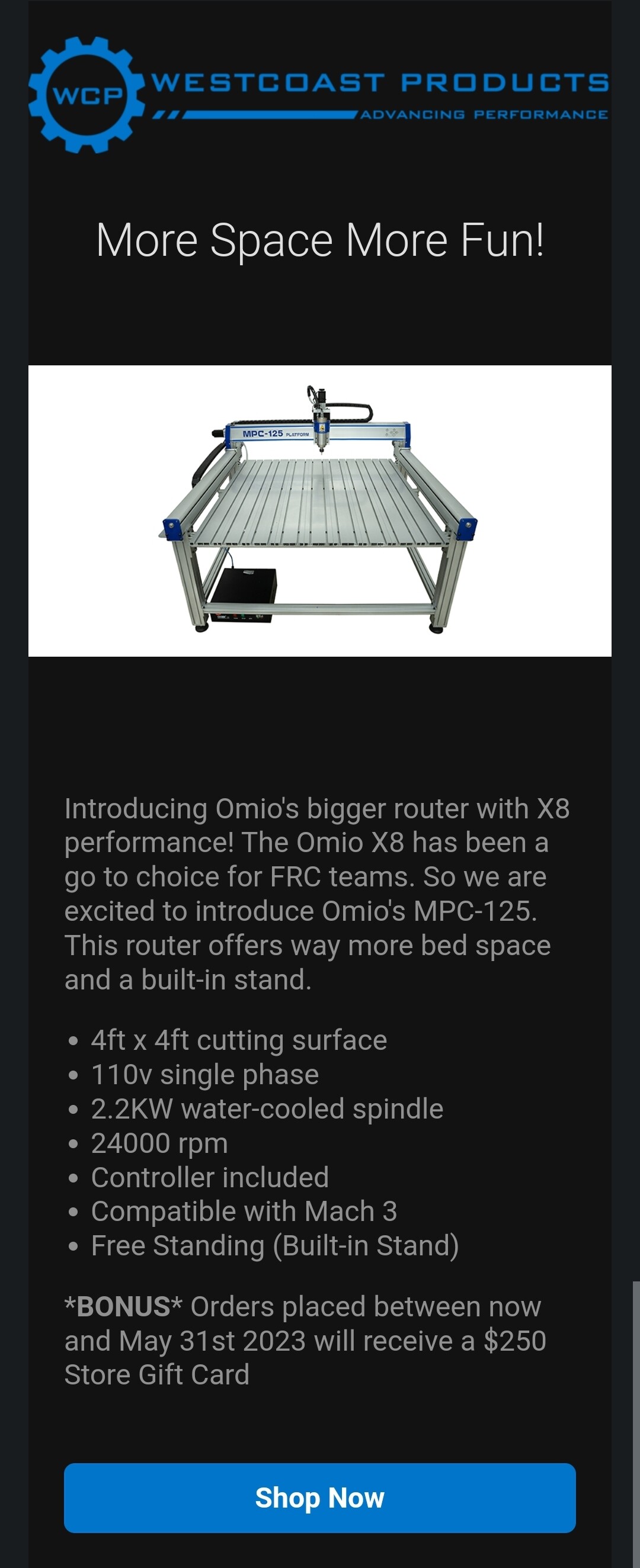 CNC Router For aluminum and polycarb Technical