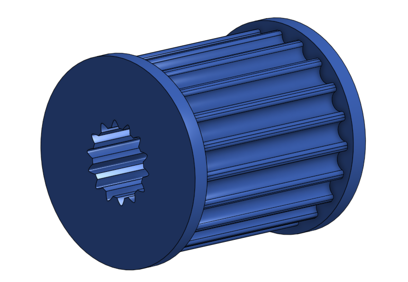 MKCAD Configurable Timing Pulleys Onshape Chief Delphi