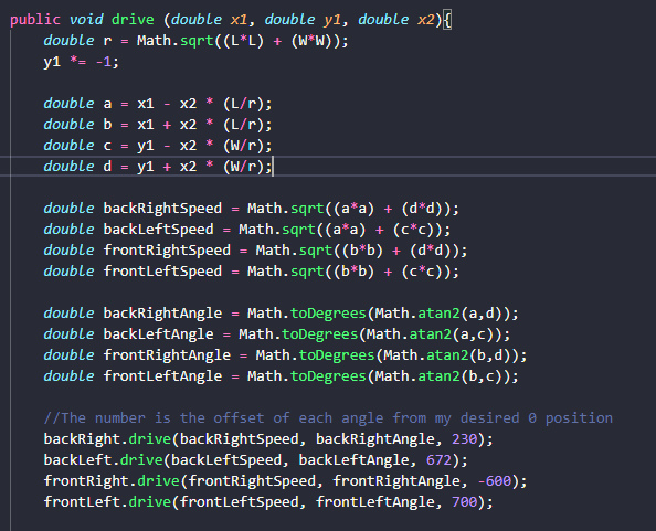Swerve Code