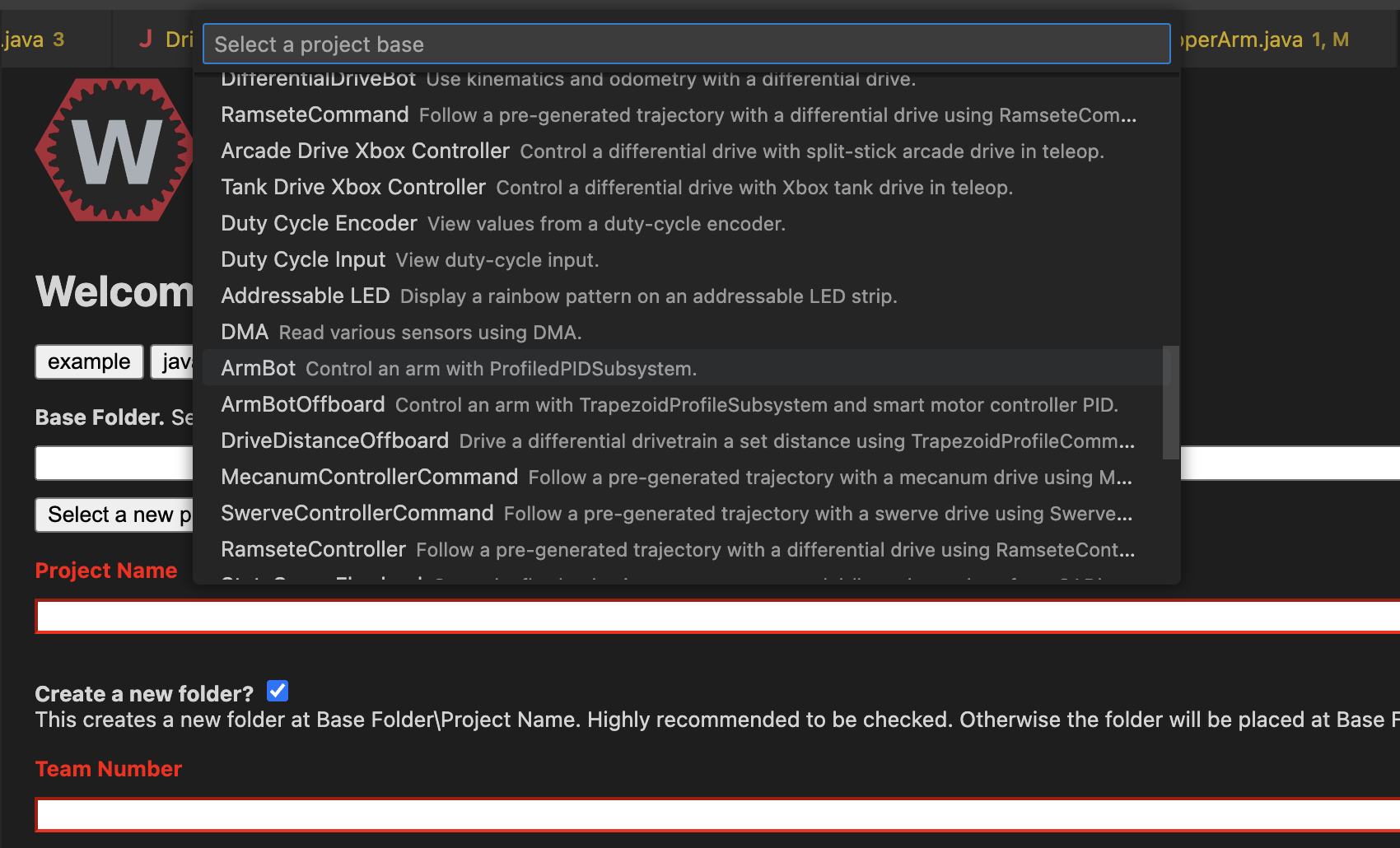 Robotic arm spark max controller coding - Java - Chief Delphi