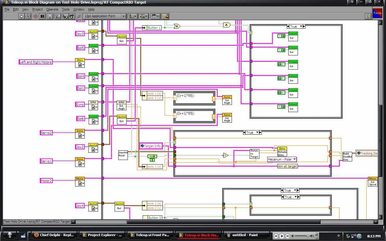 How to rotate camera to target; motor to the angle of the camera NI