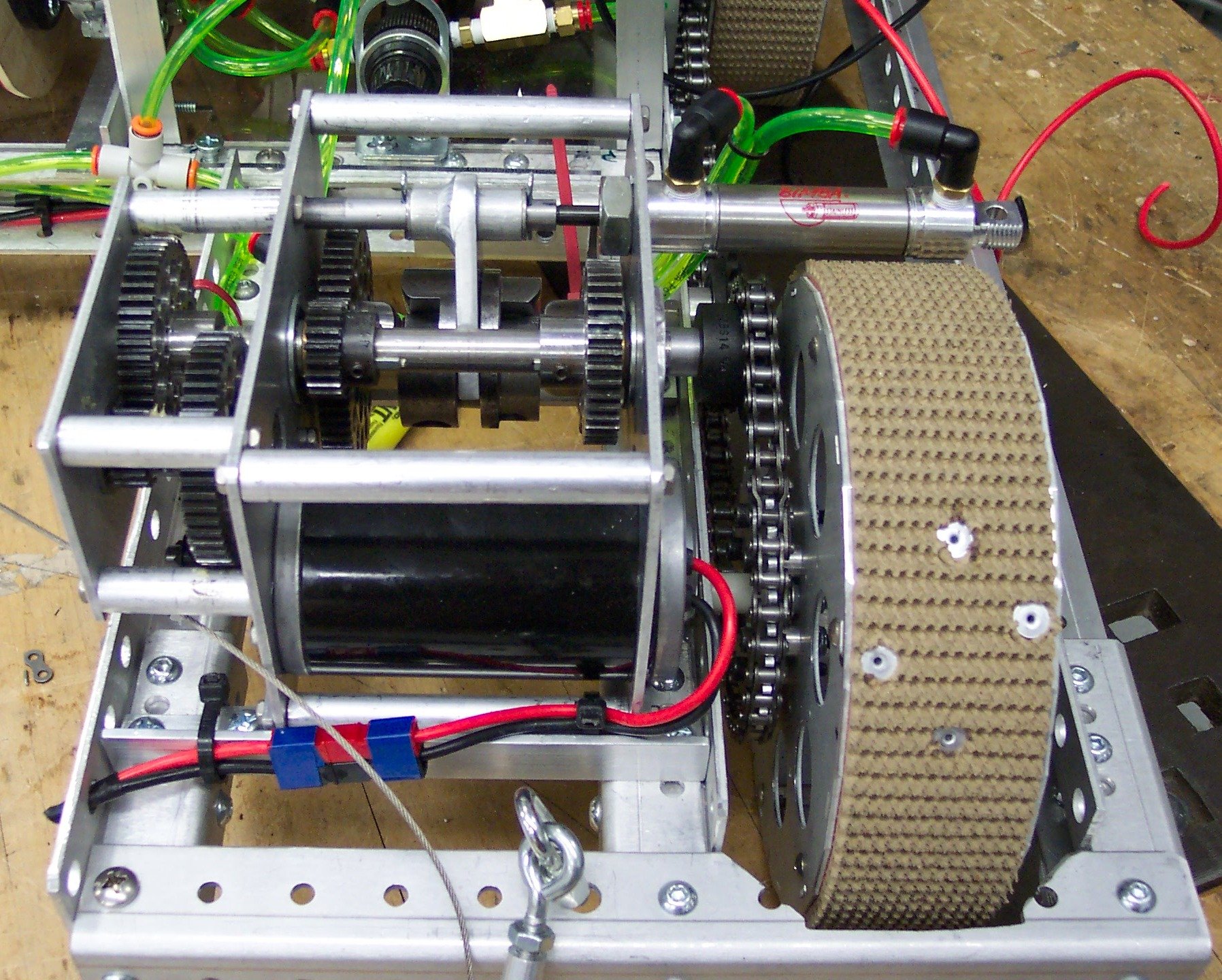 pic Team 836 2speed transmission Robot Showcase Chief Delphi